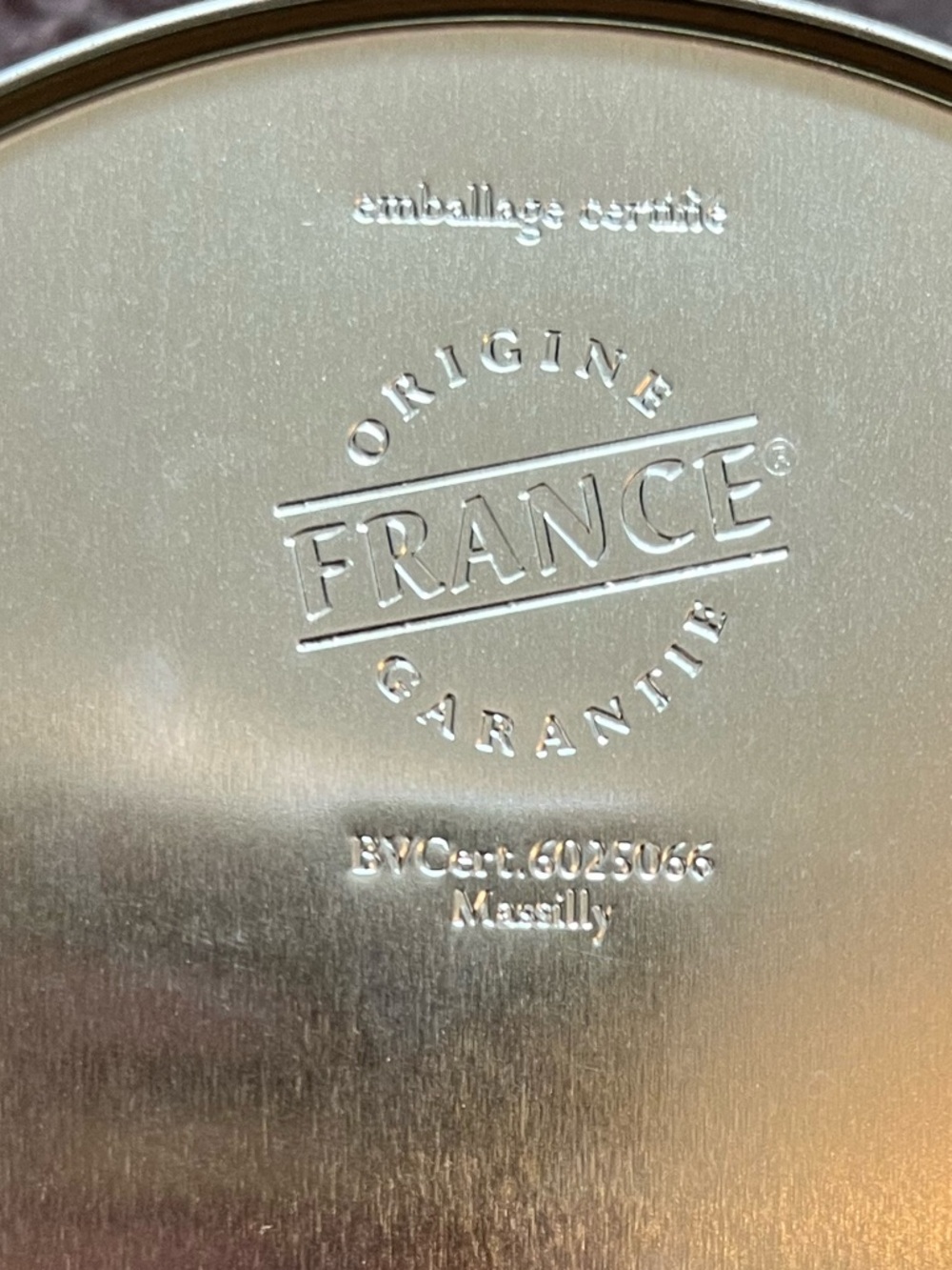 Poilâne Paris French Biscuit Tin Canister Set of 2 Made in France Massilly - Picture 12 of 12